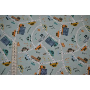 Bomuld Poplin Vejsystem, Mint