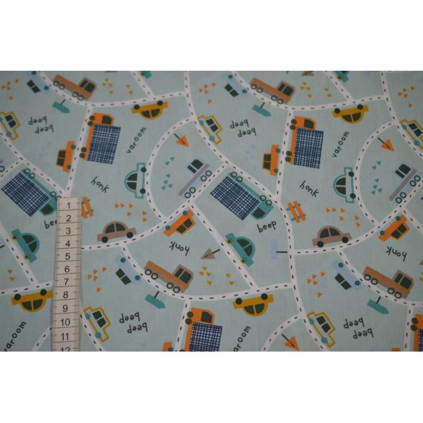 Bomuld Poplin Vejsystem, Mint