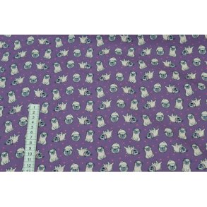 Bomuld/poplin Lilla m/Mops