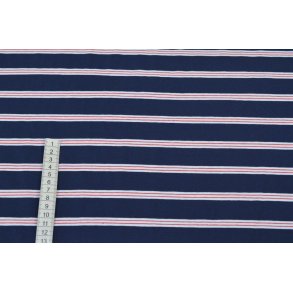 �kotex bomulds jersey Stribet Marine