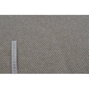 Diagonal uldstof Gr�/beige