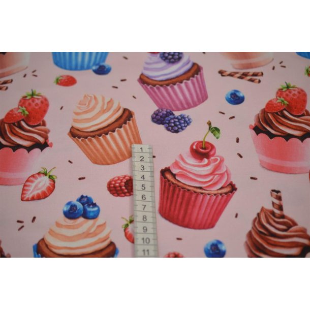 �kotex bomulds jersey Lyser�d m/Cupcakes