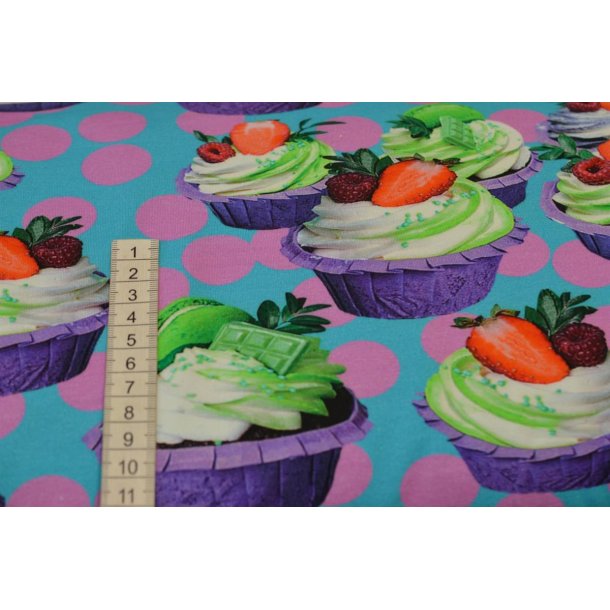 �kotex bomulds jersey m/Cupcakes