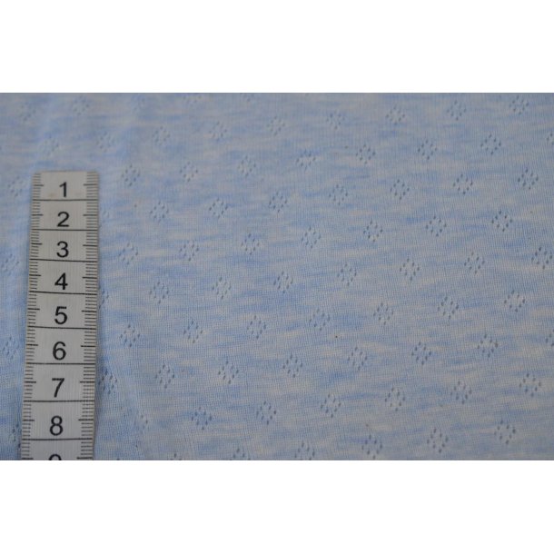 Fin ribstof Lysebl� m/Hulm�nster