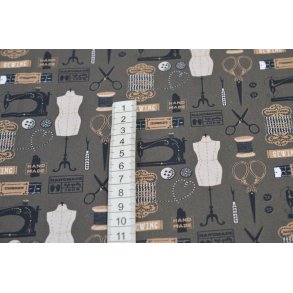 �kotex bomuld/poplin m/sygrej