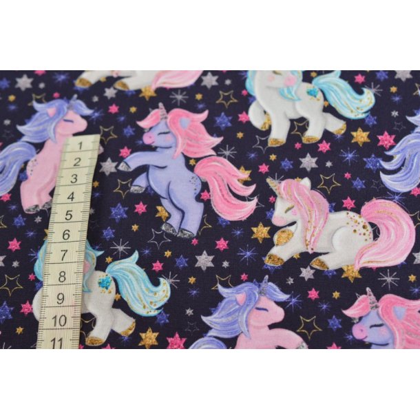 �kotex bomulds jersey m/Unicorn