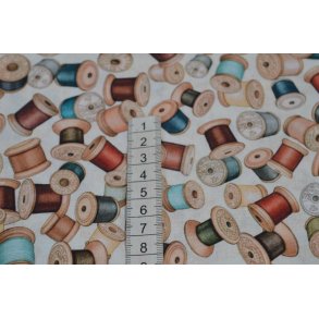 Patchwork garntrisser R�hvid