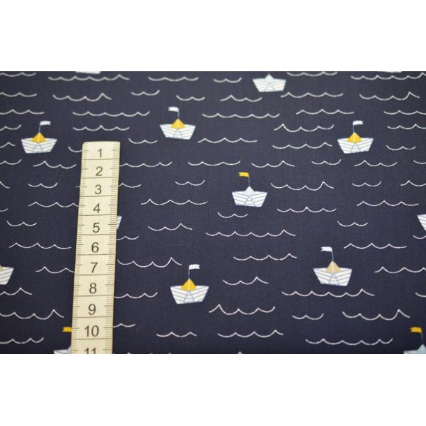 �kotex bomuld/poplin Maritimt