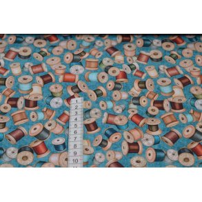 Patchwork Garntrisser Lys petroleum bund