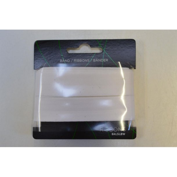 Skr�b�nd bomuld Hvid