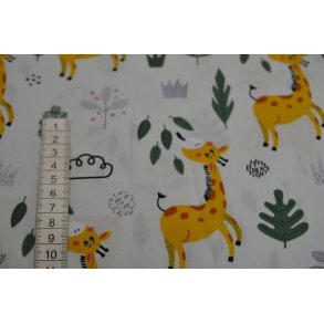 �kotex bomuld/poplin m/Giraffer