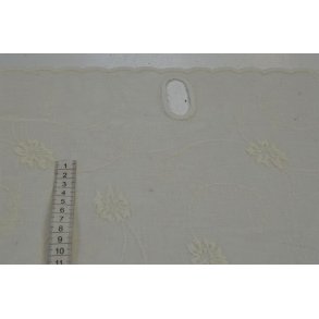 Cafegardin Offwhite m/broderi
