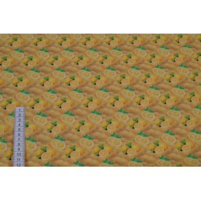 Bomuld/poplin m/Citroner