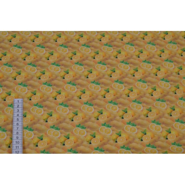 Bomuld/poplin m/Citroner