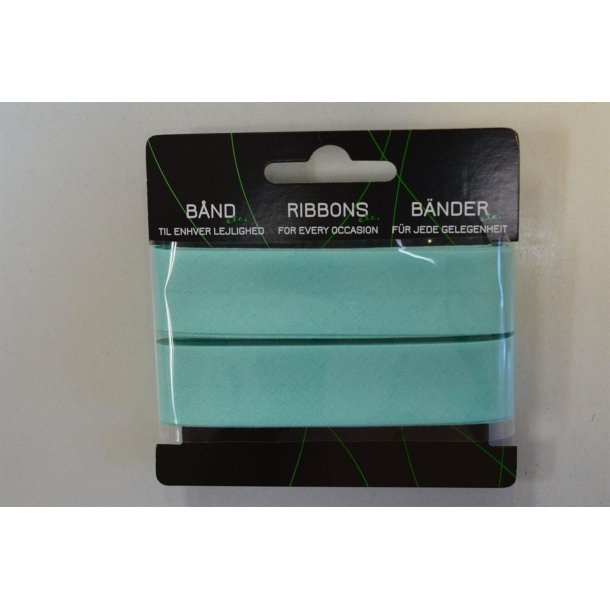 Skr�b�nd bomuld Mint