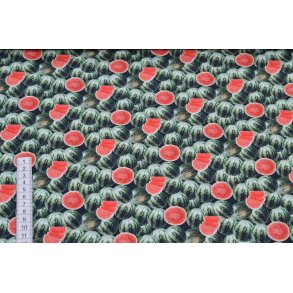 Bomuld/poplin m/Vandmeloner