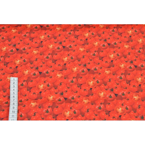 Bomuld/poplin m/Tomater