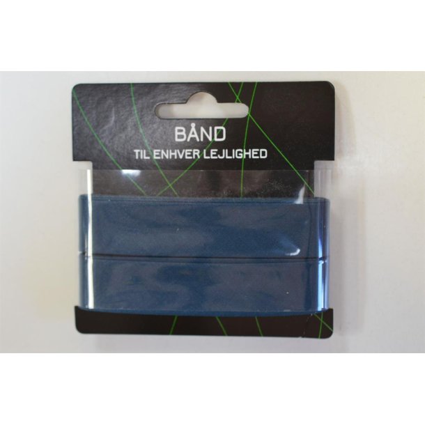 Skr�b�nd bomuld M�rk petrol