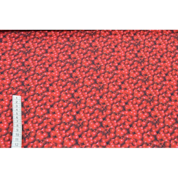 Bomuld/poplin m/Kirseb�r