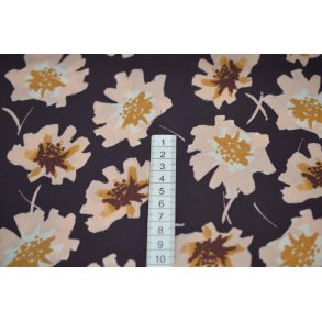 Viscose m/blomster