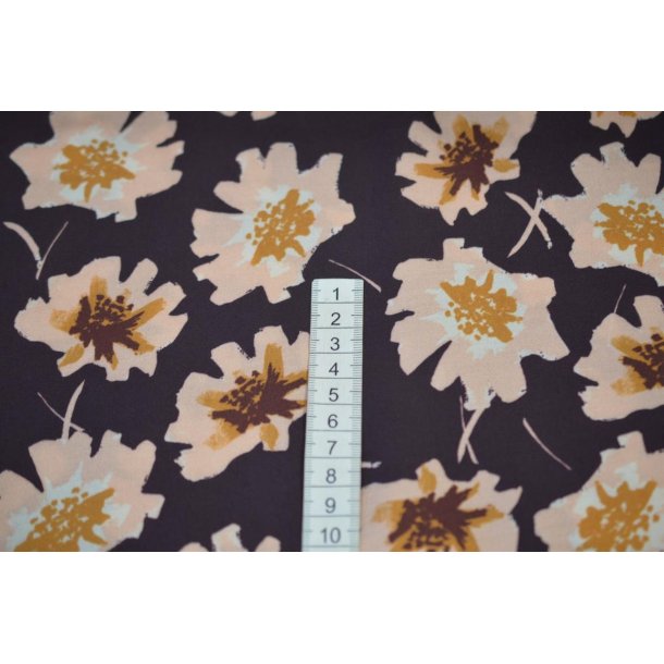 Viscose m/blomster