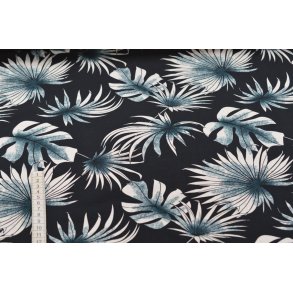 �kotex bomulds jersey Sort m/print