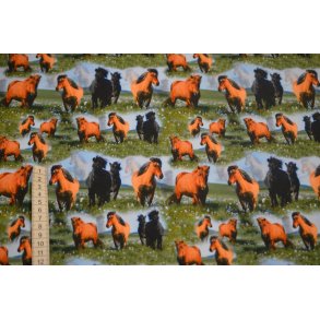 �kotex bomulds jersey m/Heste