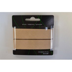 Skr�b�nd bomuld Beige