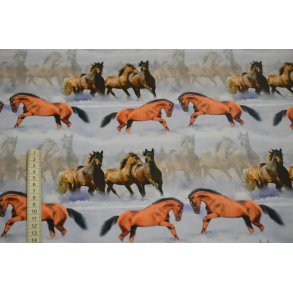 �kotex bomulds jersey m/Heste