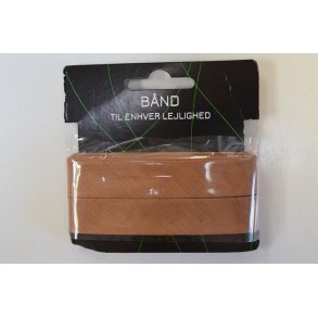 Skr�b�nd bomuld Lysbrun