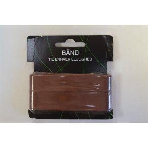 Skr�b�nd bomuld R�dbrun