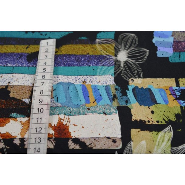Viscose jersey m/print