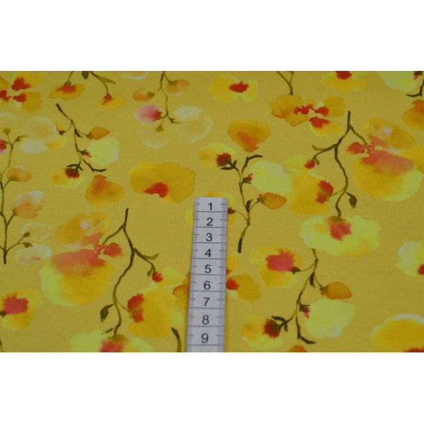 �kotex bomulds jersey m/blomster