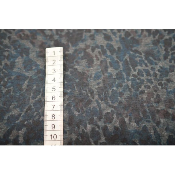 Polyester/viscose jersey m/print