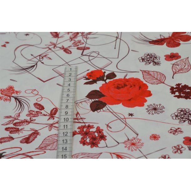 �kotex bomulds jersey m/blomster