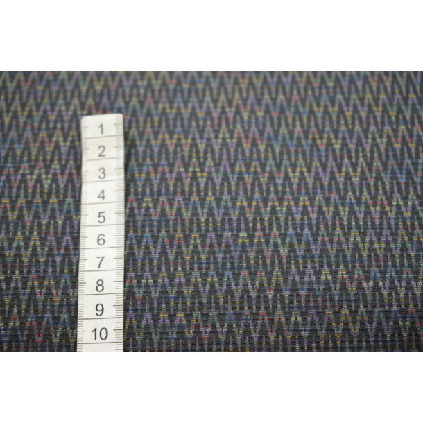 Polyester/viscose jersey m/print