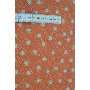 Bomuld/poplin m/blomster