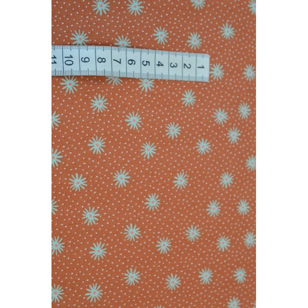 Bomuld/poplin m/blomster