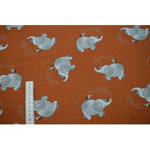 �kotex bomulds jersey m/Elefant