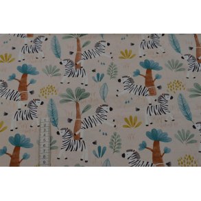 �kotex bomulds jersey m/Zebra