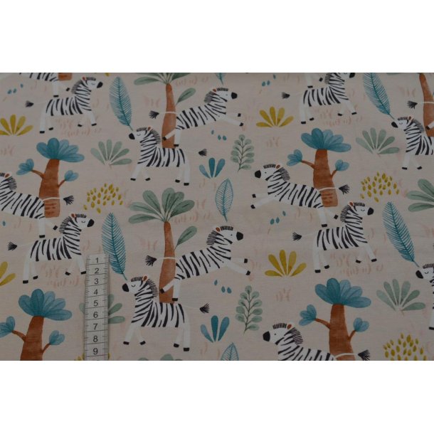 �kotex bomulds jersey m/Zebra