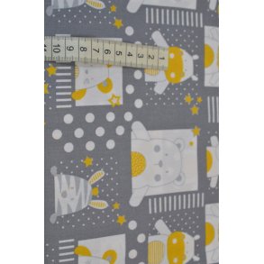 Bomuld/poplin m/Bamser