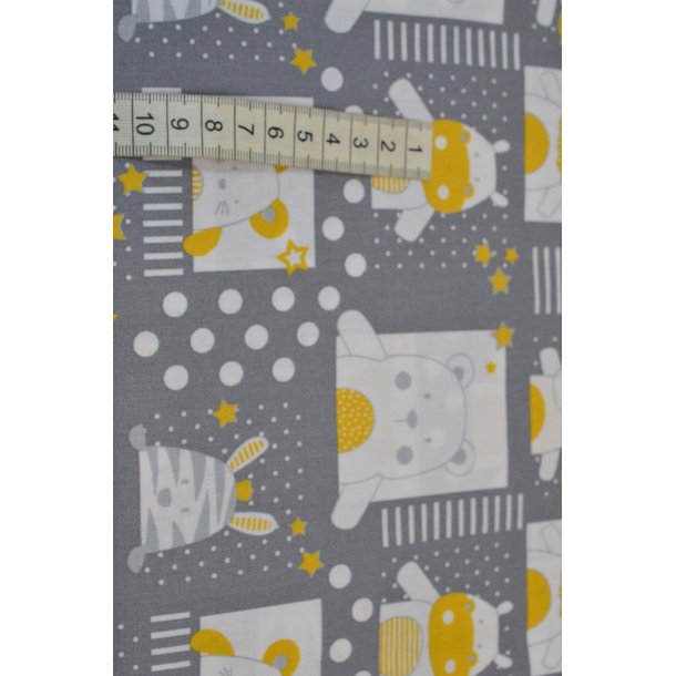 Bomuld/poplin m/Bamser