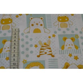 Bomuld/poplin m/Bamser