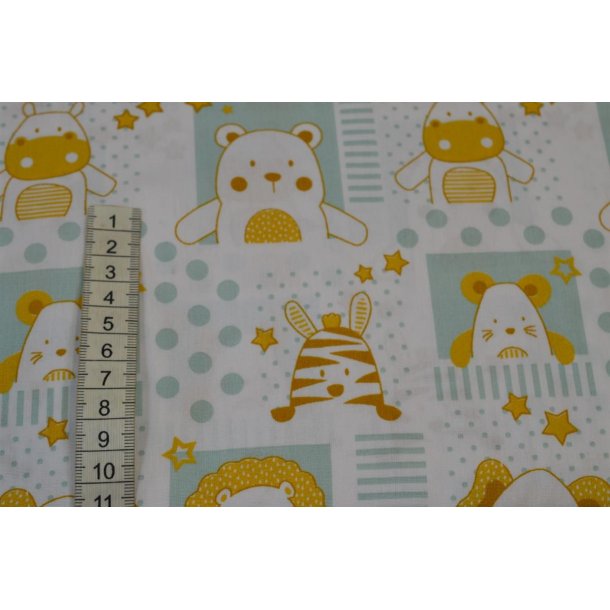 Bomuld/poplin m/Bamser