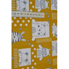 Bomuld/poplin m/bamser