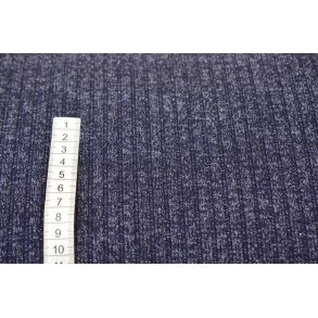 Bl� ribstrik m/glimmer