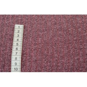 Gammelrosa ribstrik m/glimmer