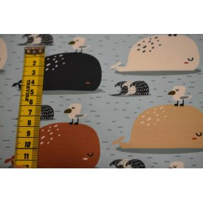 �kotex bomulds jersey m/Hvaler og m�ger 