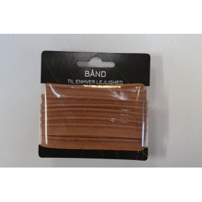 Piping bomuld Lysbrun